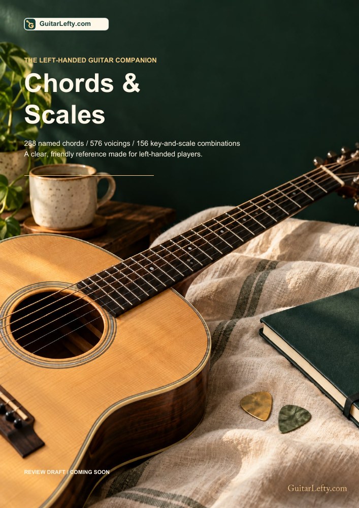Guitar Lefty Chords and Scales Companion, coming-soon cover